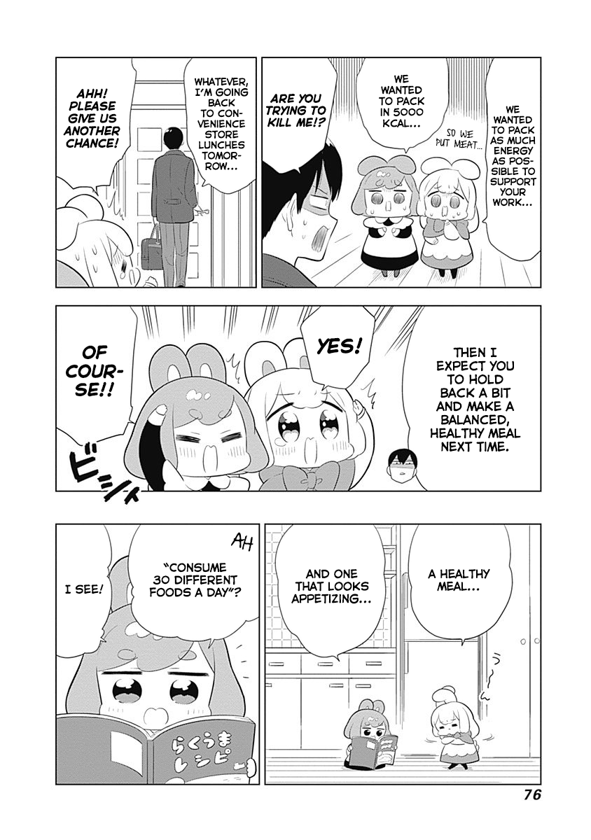 Department Of Corporate Slave Rabbits - Vol.4 Chapter 50: Fuwami &Amp; Mofuko Make A Meal Of Professional Standard!