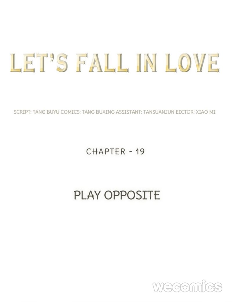 Let’s Fall In Love - Chapter 19