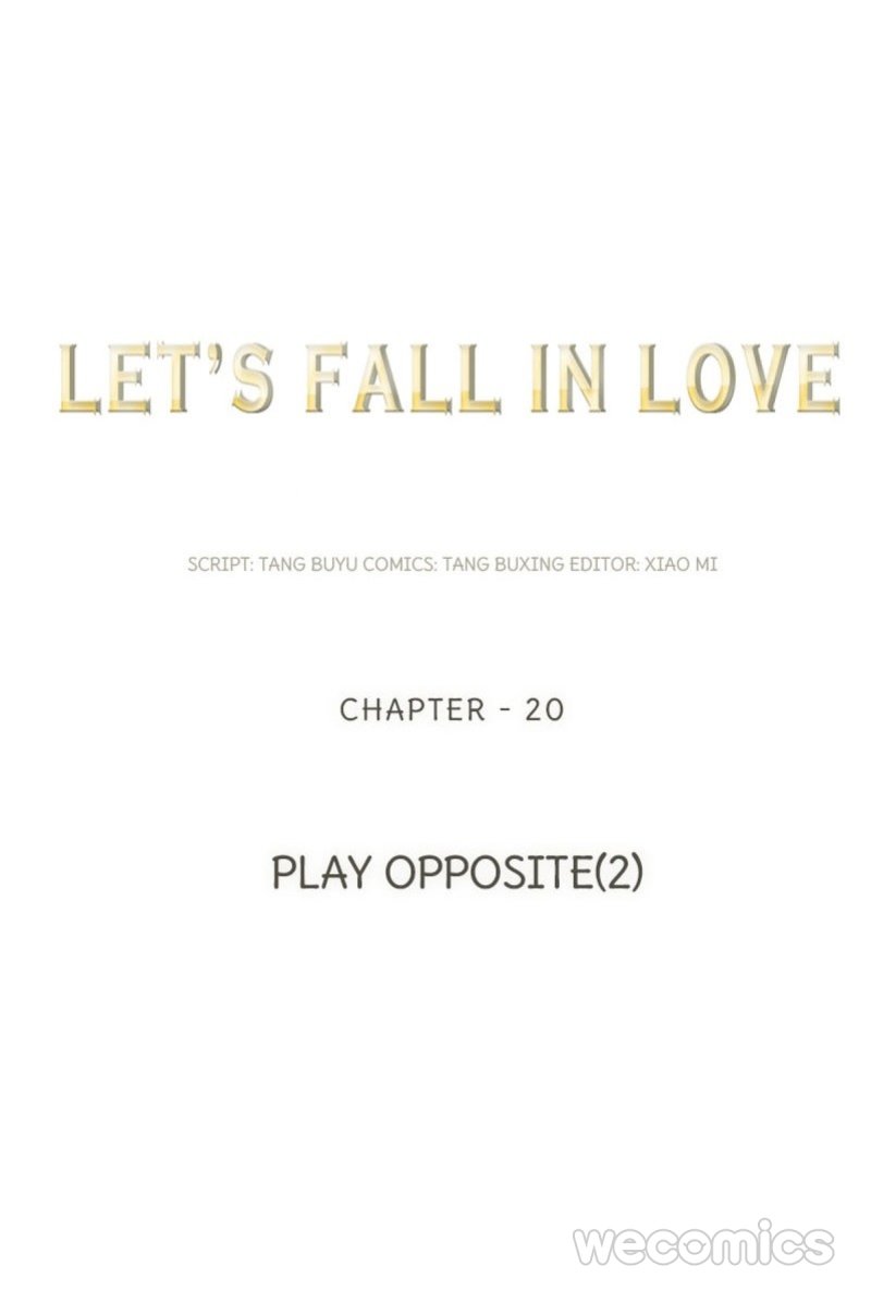 Let’s Fall In Love - Chapter 20