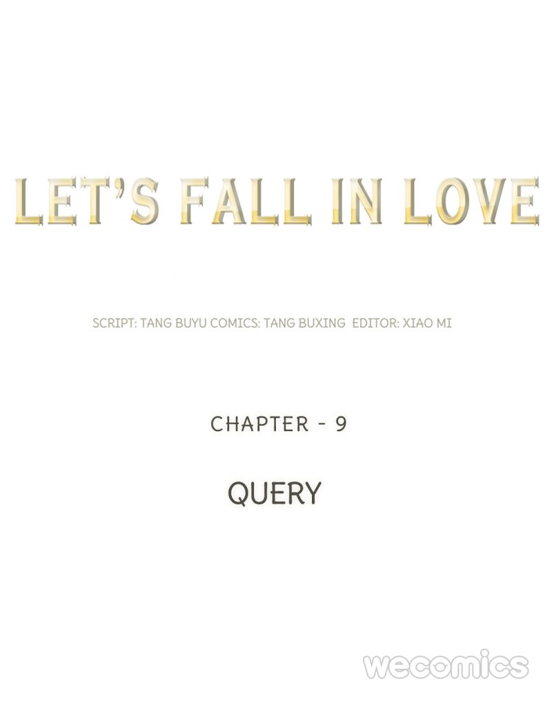 Let’s Fall In Love - Chapter 9