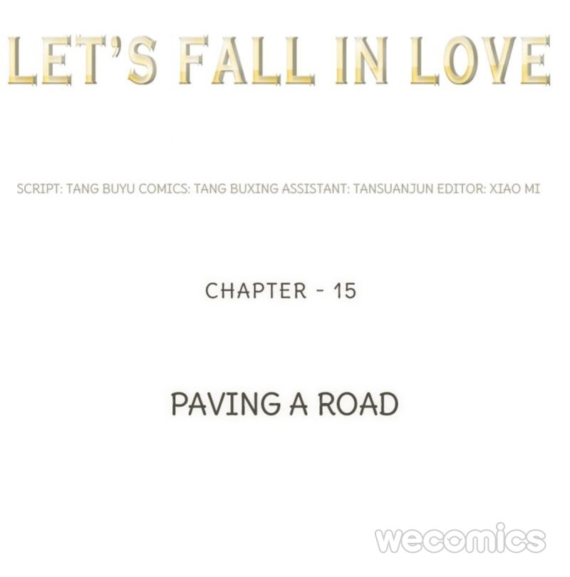 Let’s Fall In Love - Chapter 15