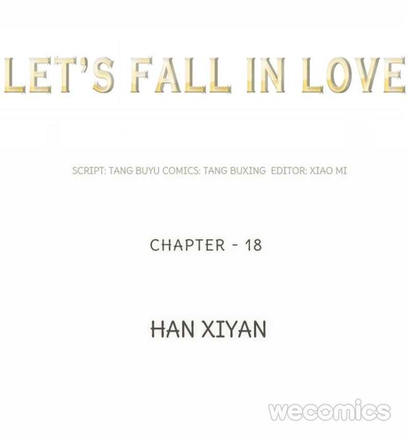 Let’s Fall In Love - Chapter 18