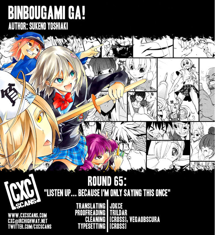 Binbougami Ga! - Vol.15 Chapter 65 : Listen Up... Because I M Only Saying This Once