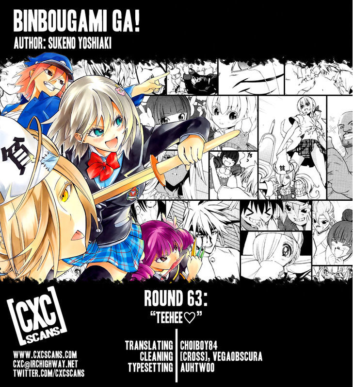 Binbougami Ga! - Vol.14 Chapter 63 : Teehee ♡