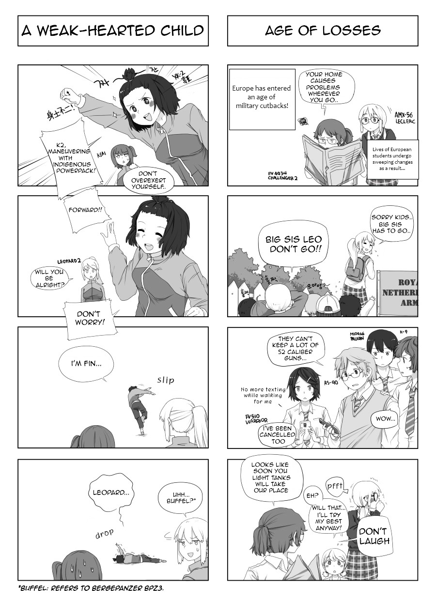 Armored Highschool - Chapter 2 : 4Koma Collection