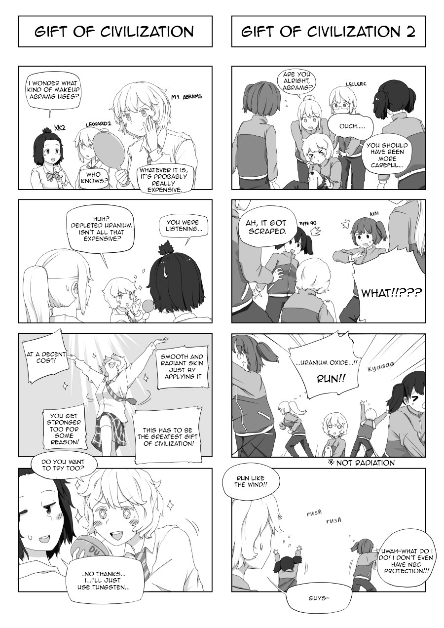 Armored Highschool - Chapter 3 : 4Koma Collection