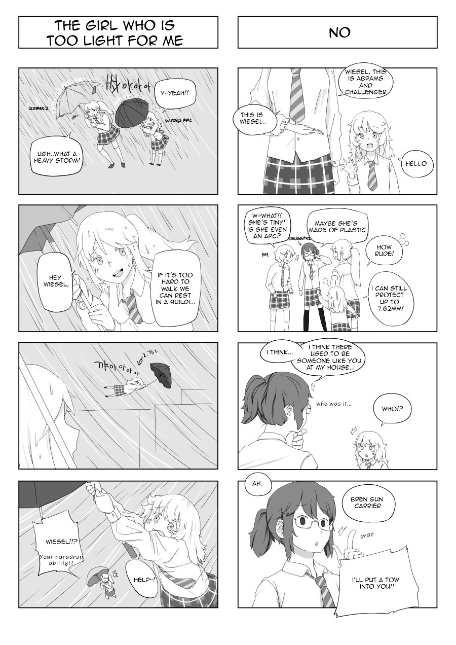 Armored Highschool - Chapter 3 : 4Koma Collection