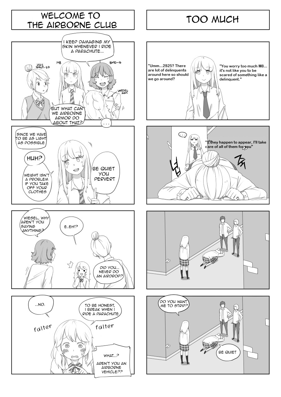 Armored Highschool - Chapter 6 : 4Koma Collection