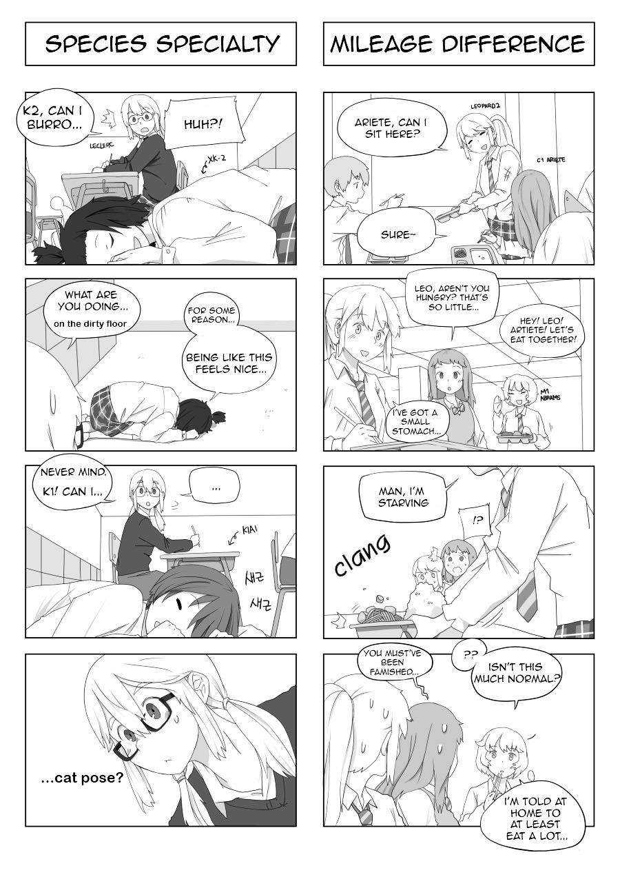 Armored Highschool - Chapter 1 : 4Koma Collection