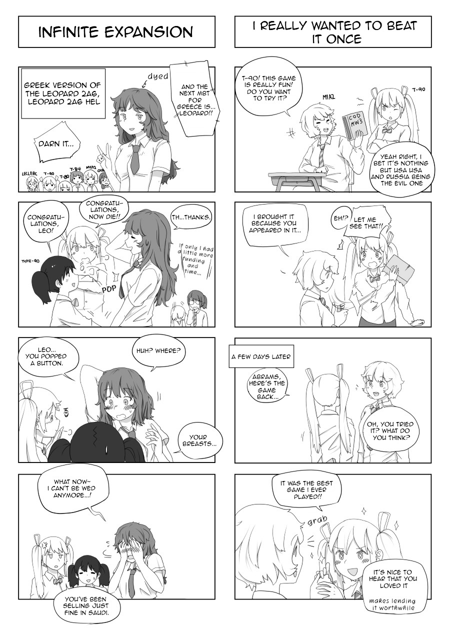 Armored Highschool - Chapter 5 : 4Koma Collection