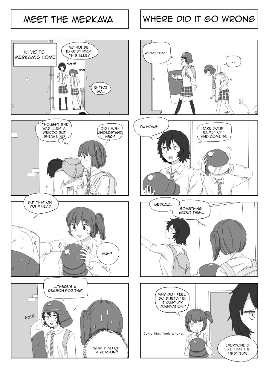 Armored Highschool - Chapter 5 : 4Koma Collection