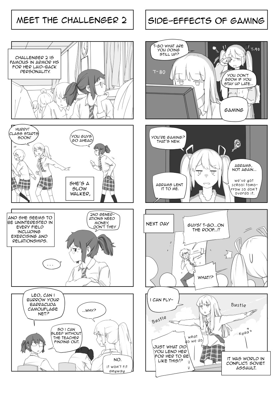 Armored Highschool - Chapter 5 : 4Koma Collection