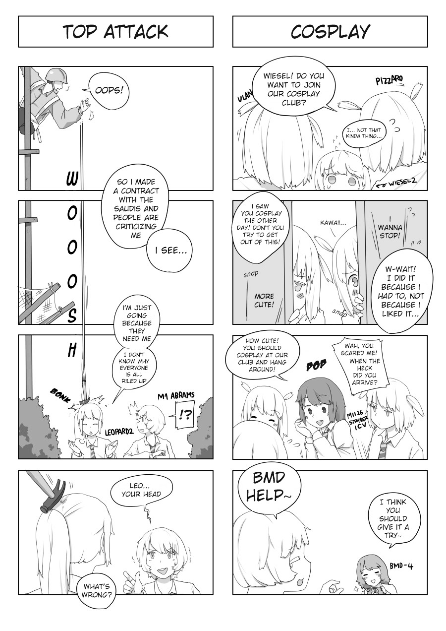 Armored Highschool - Chapter 8 : 4Koma Collection