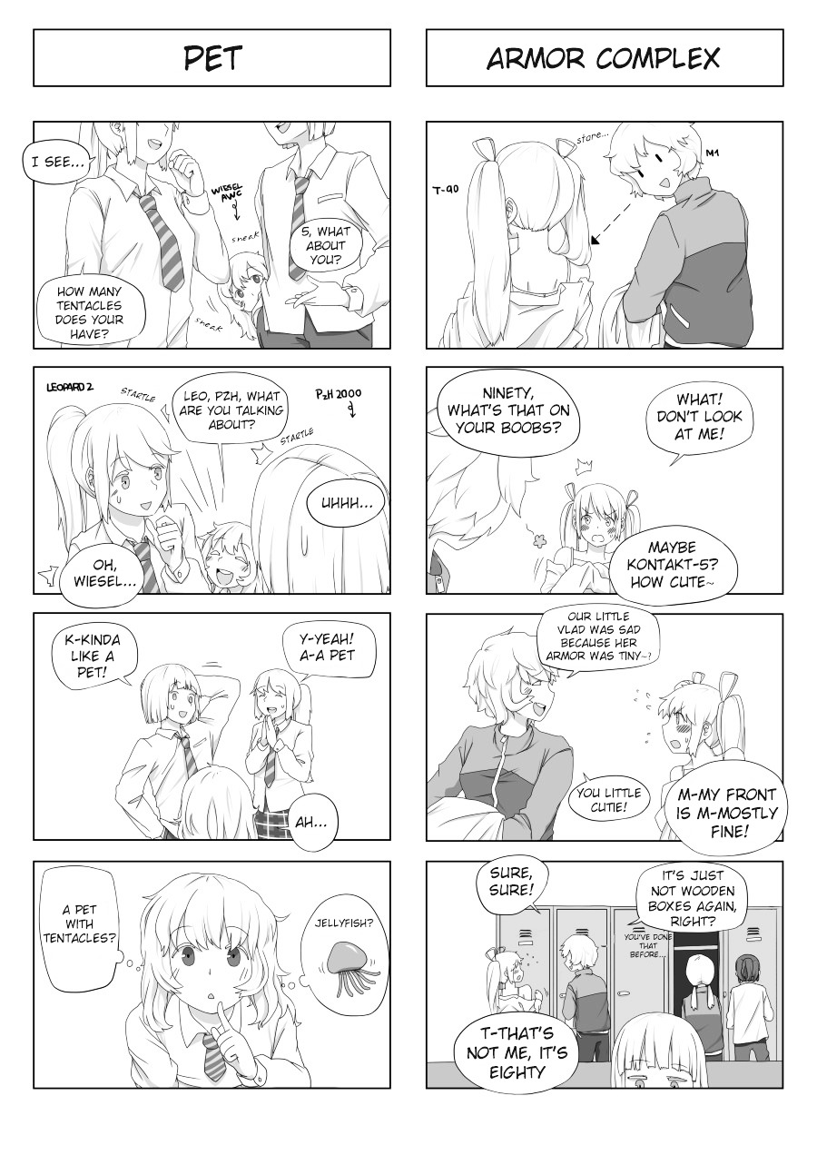 Armored Highschool - Chapter 8 : 4Koma Collection