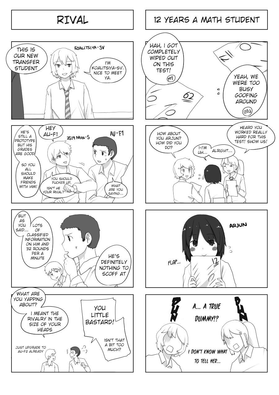 Armored Highschool - Chapter 8 : 4Koma Collection