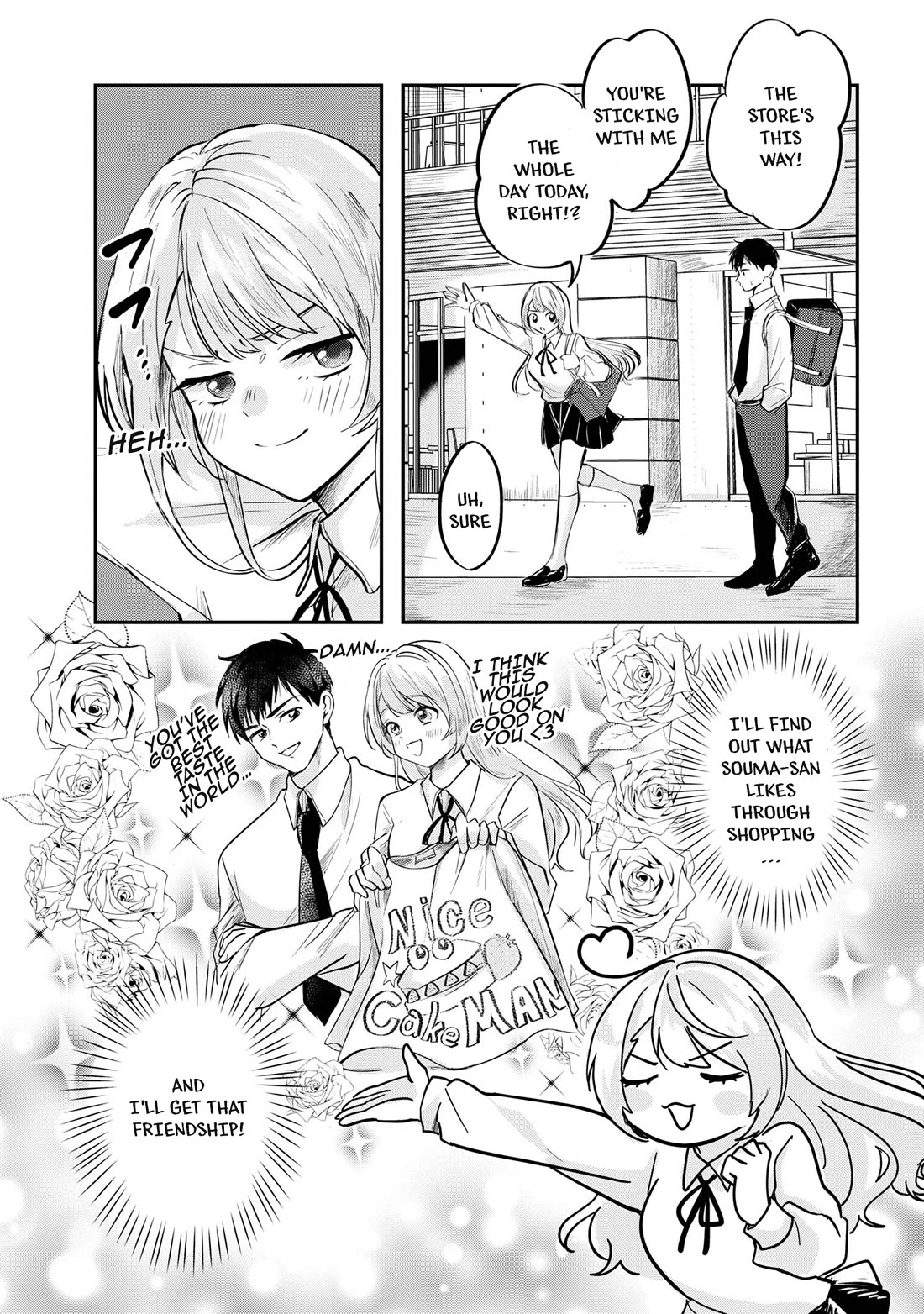 Aisare Tenshi Na Classmate Ga, Ore Ni Dake Itazura Ni Hohoemu - Chapter 3