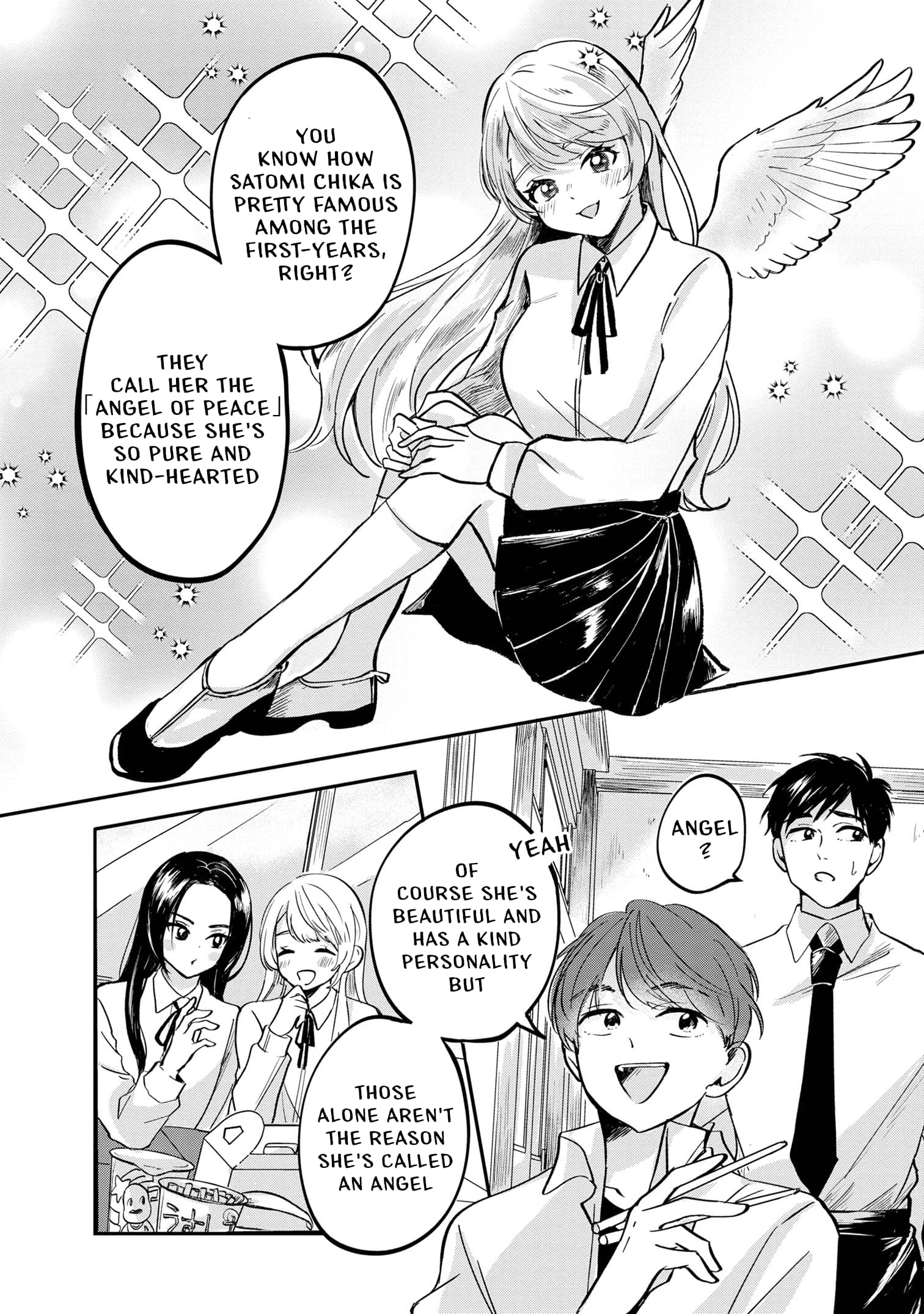 Aisare Tenshi Na Classmate Ga, Ore Ni Dake Itazura Ni Hohoemu - Chapter 1