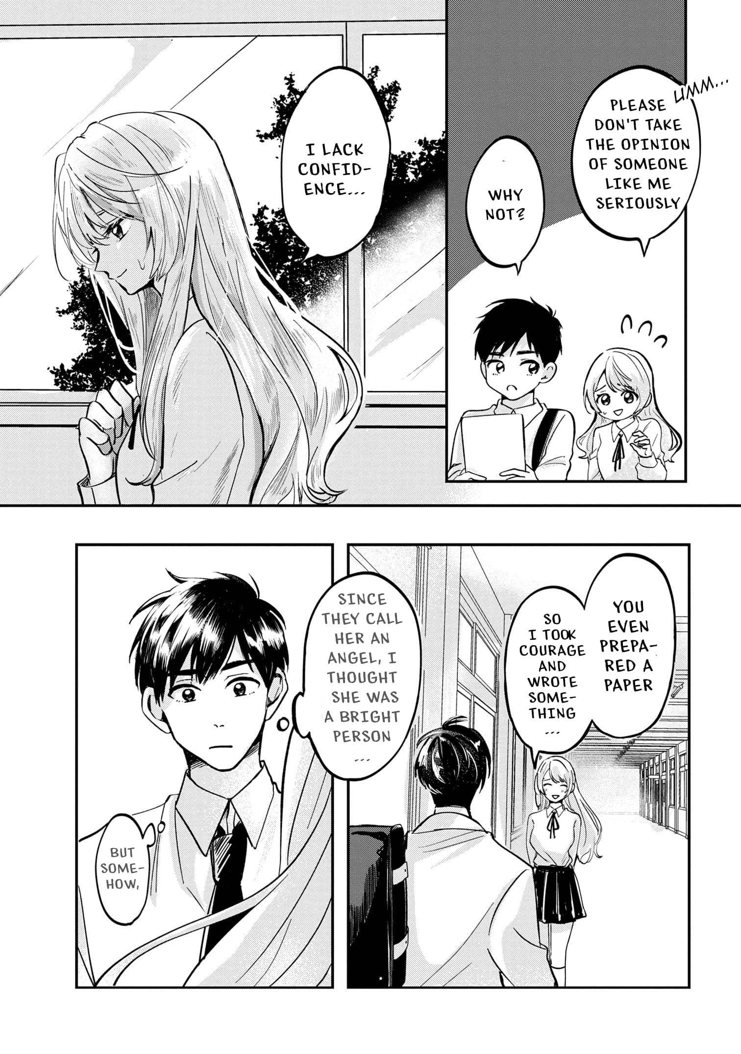 Aisare Tenshi Na Classmate Ga, Ore Ni Dake Itazura Ni Hohoemu - Chapter 1