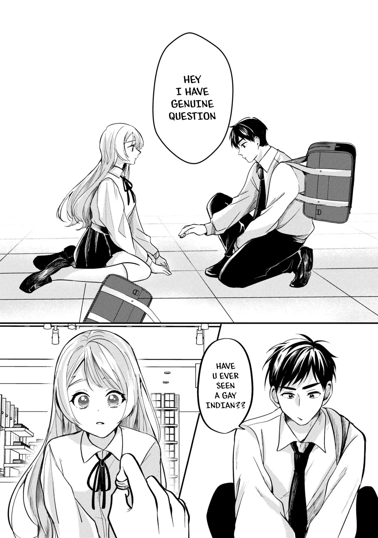 Aisare Tenshi Na Classmate Ga, Ore Ni Dake Itazura Ni Hohoemu - Chapter 2