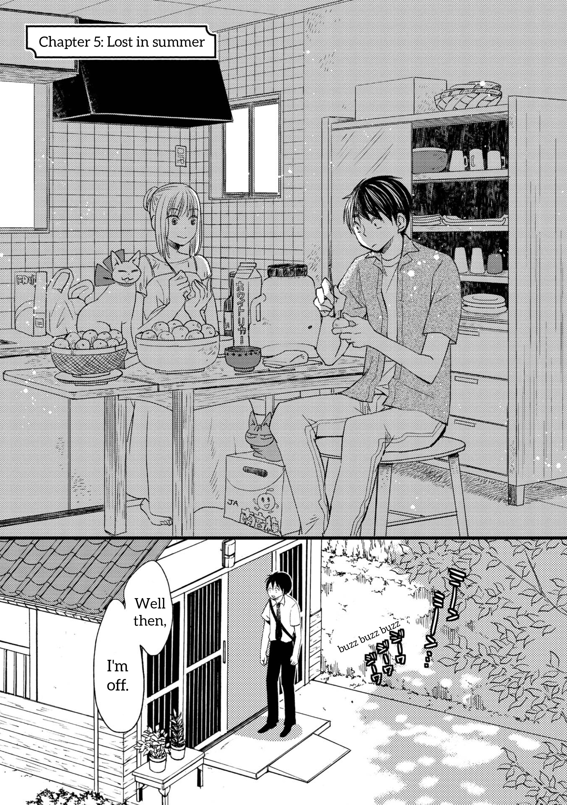 Neko To Futari No Kamakura Techou - Vol.1 Chapter 5: Lost In Summer