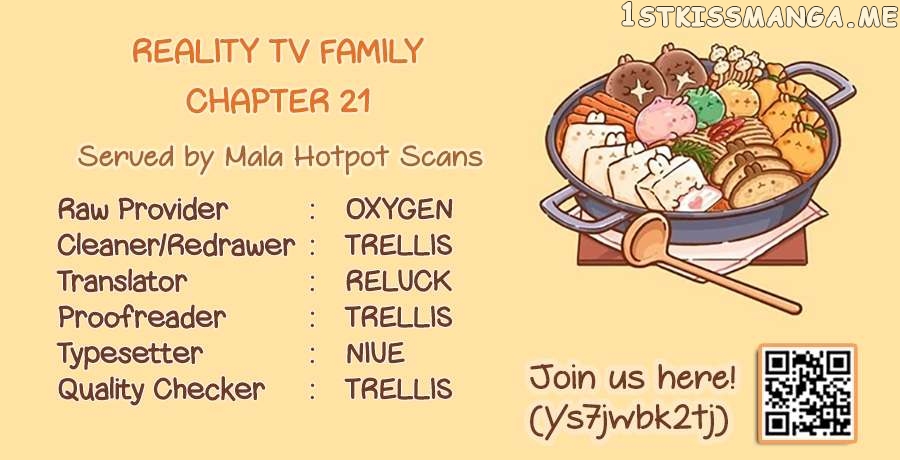 Reality Tv Family - Chapter 21