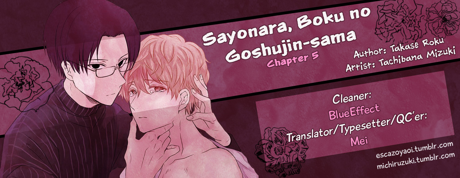 Sayonara, Boku No Goshujin-Sama - Chapter 5