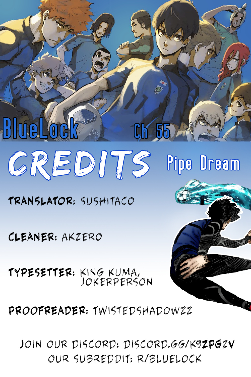 Blue Lock - Vol.7 Chapter 55: Pipe Dream