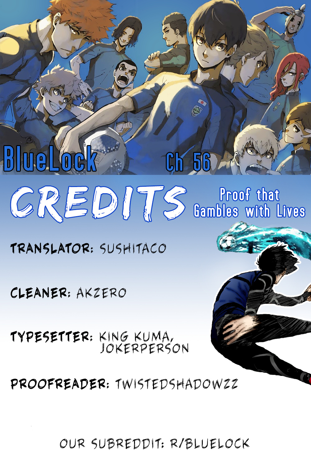 Blue Lock - Vol.7 Chapter 56: Proof That Gambles With Life