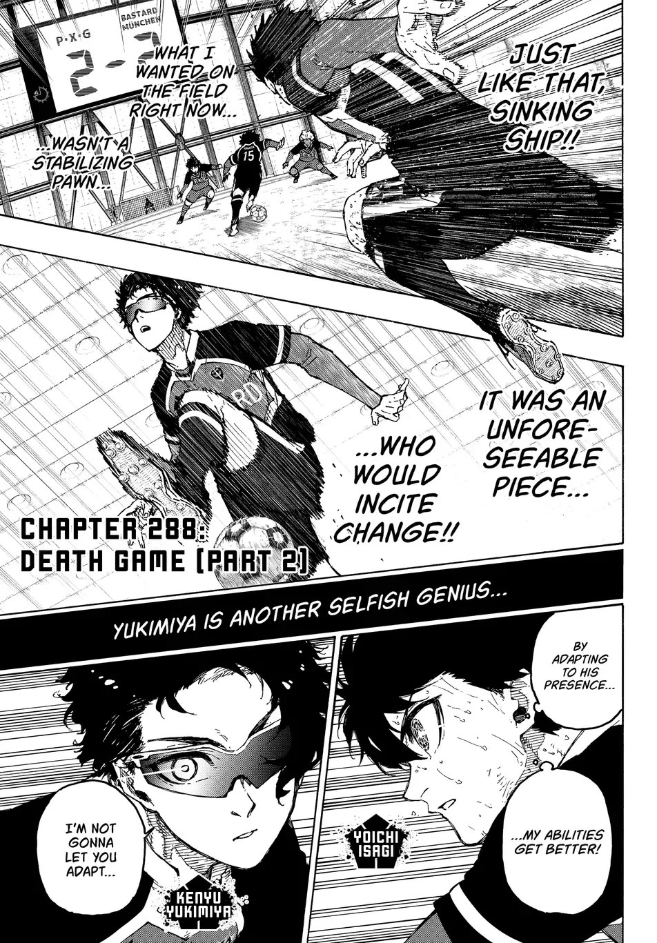 Blue Lock - Chapter 288.2: Death Game Part 2