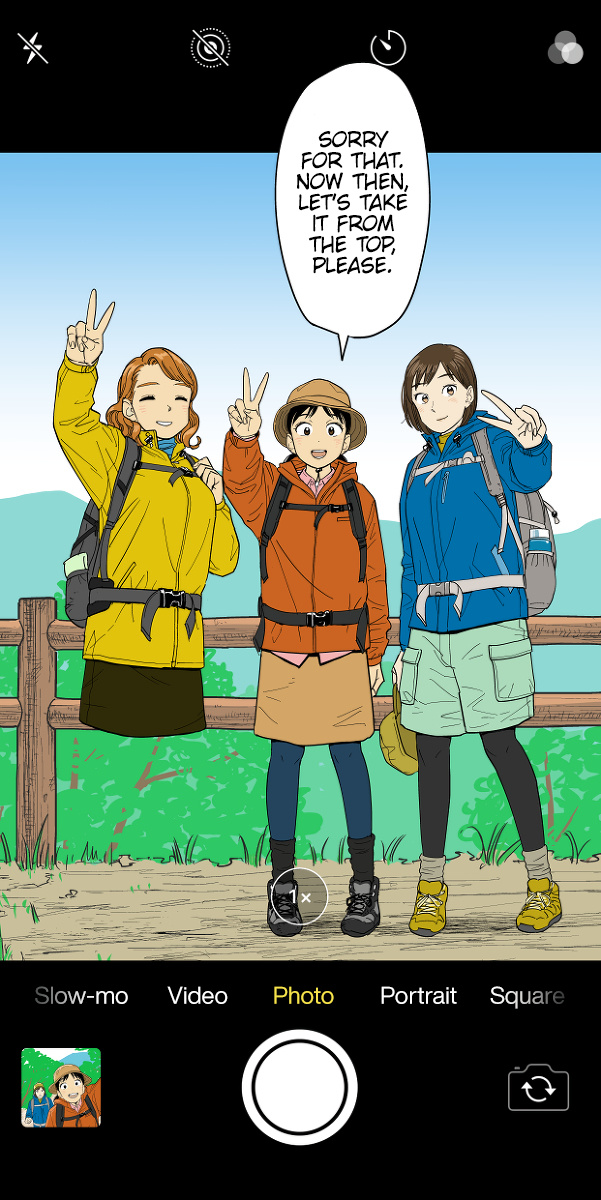 Smartphone Pov Comics - Chapter 3: Some Mountain Girls Asked Me To Take A Photo Of Them, But Even Before I Took It, There Was Something In The Photo…