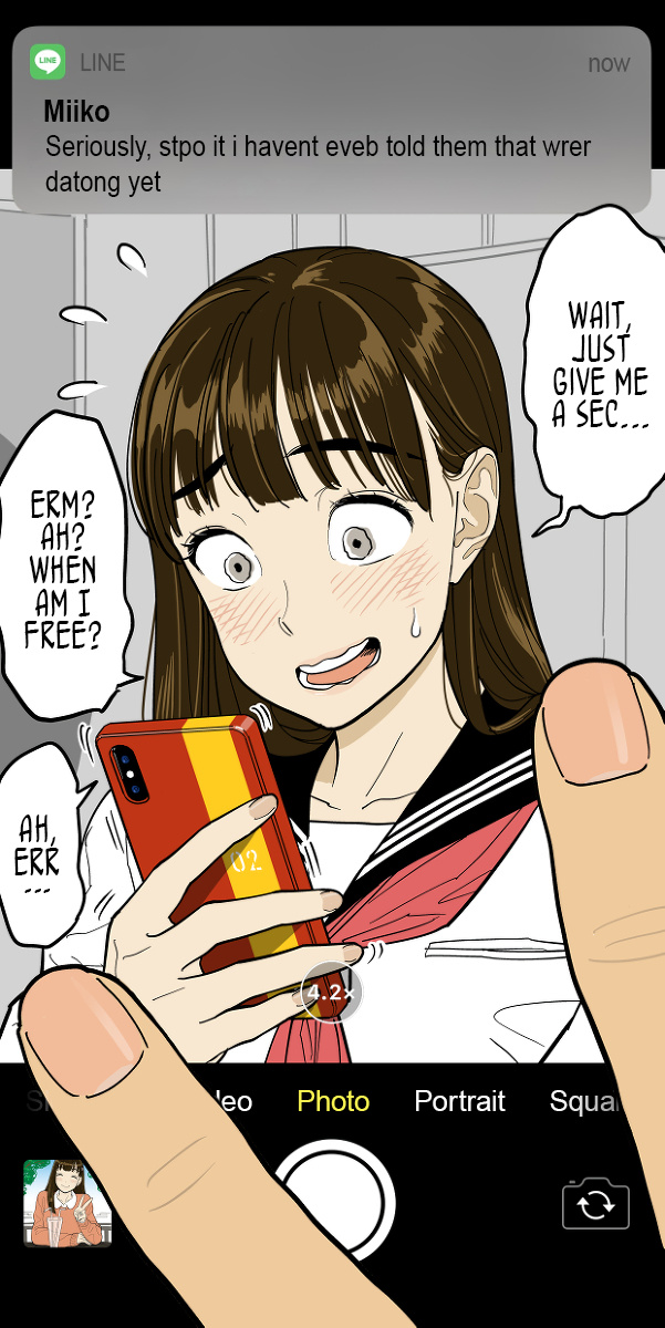 Smartphone Pov Comics - Chapter 4: She Was So Adorable That I Tried To Take A Picture Of Her…