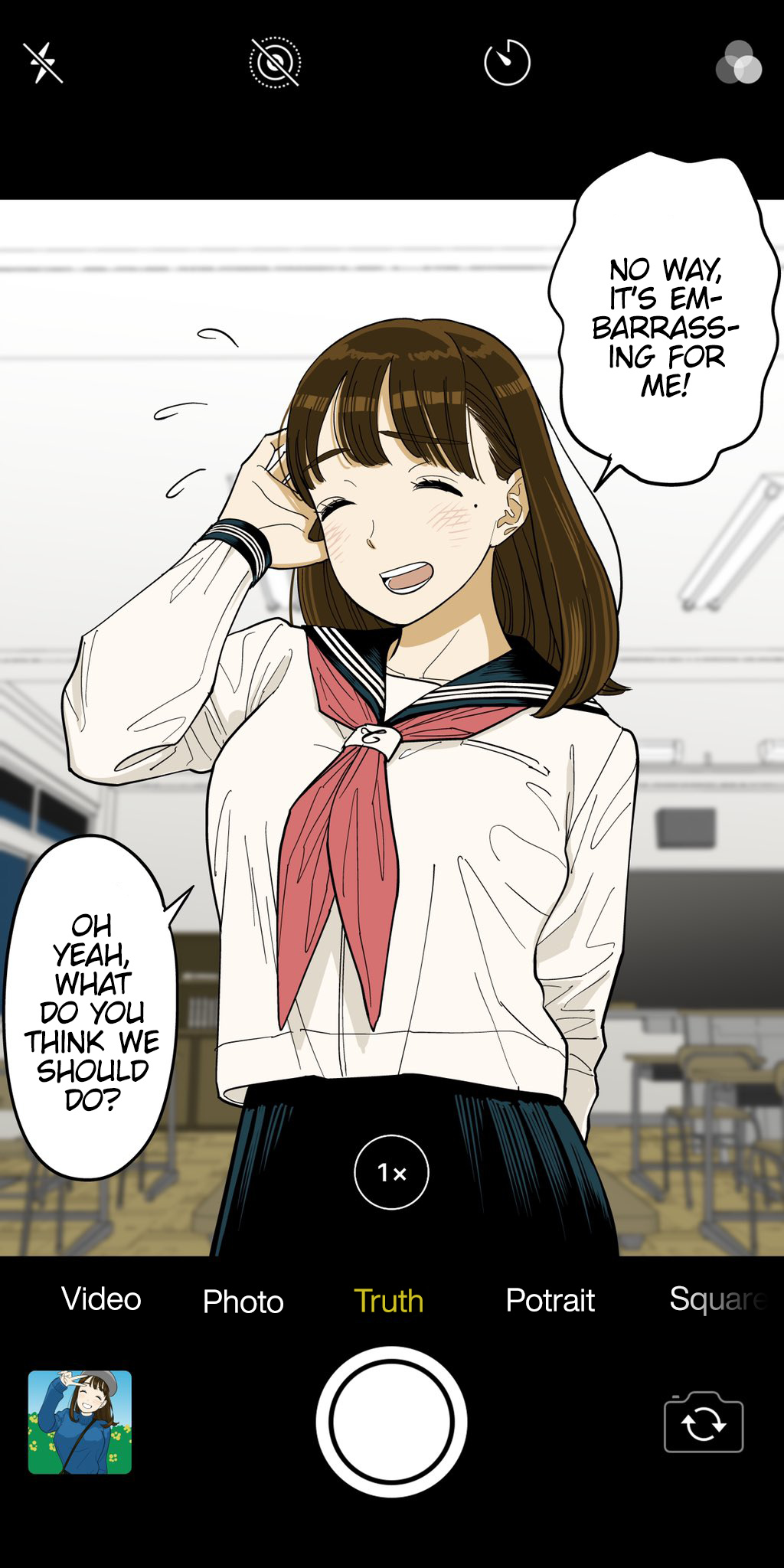 Smartphone Pov Comics - Chapter 6: Maho-Chan Seen Through The Smartphone