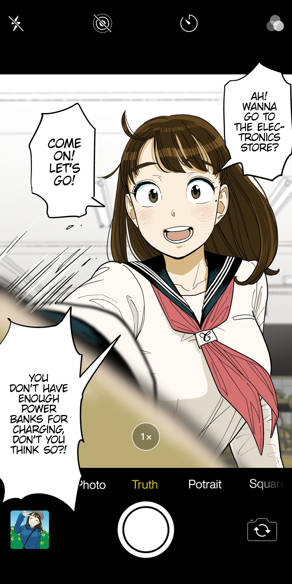 Smartphone Pov Comics - Chapter 6: Maho-Chan Seen Through The Smartphone