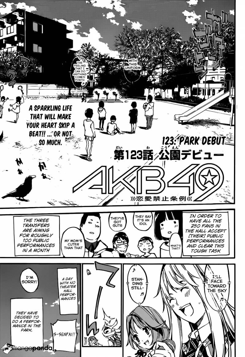 Akb49 - Renai Kinshi Jourei - Chapter 123 : Park Debut