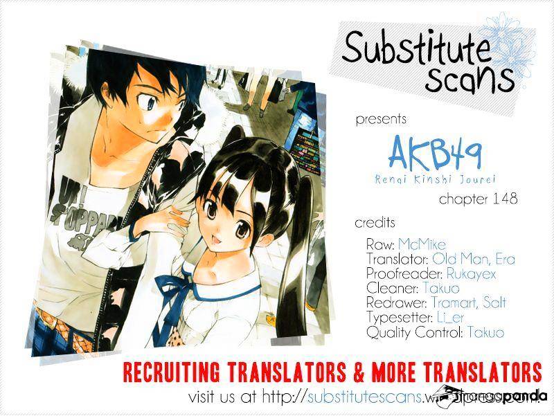 Akb49 - Renai Kinshi Jourei - Chapter 148 : Please Slider