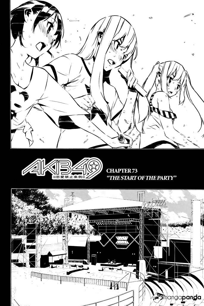 Akb49 - Renai Kinshi Jourei - Chapter 73 : The Start Of The Party