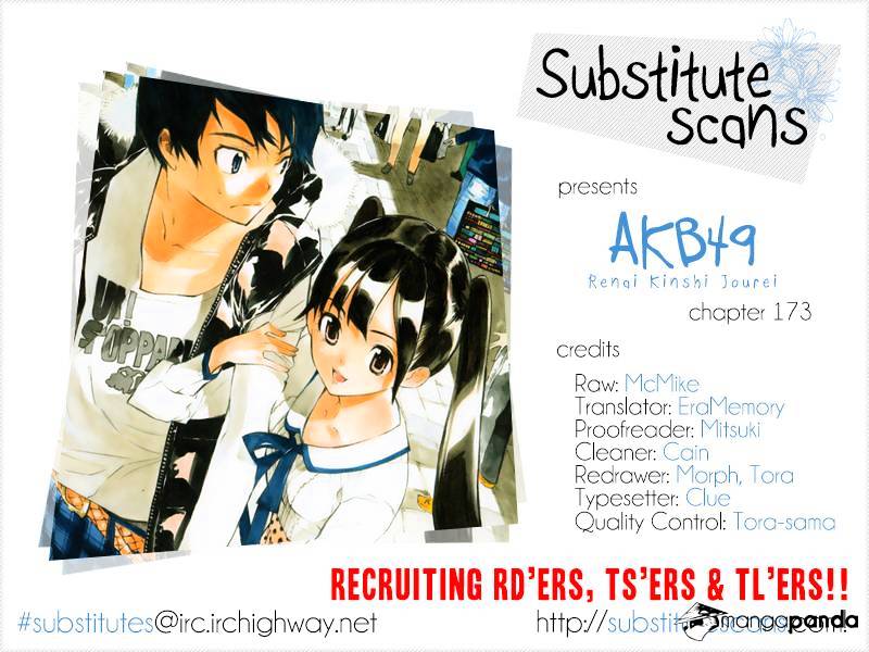 Akb49 - Renai Kinshi Jourei - Chapter 173 : Nagiichi