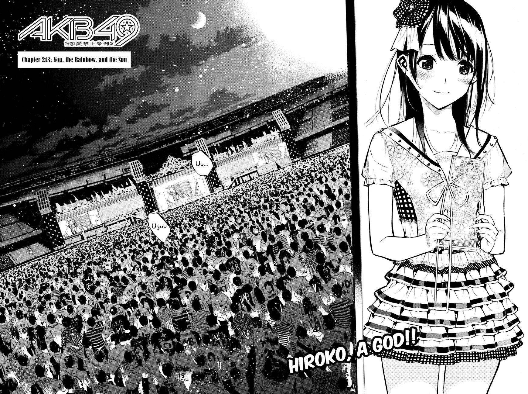 Akb49 - Renai Kinshi Jourei - Chapter 213 : You, The Rainbow, And The Sun