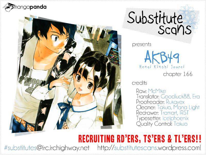 Akb49 - Renai Kinshi Jourei - Chapter 166 : Please, To This Chair