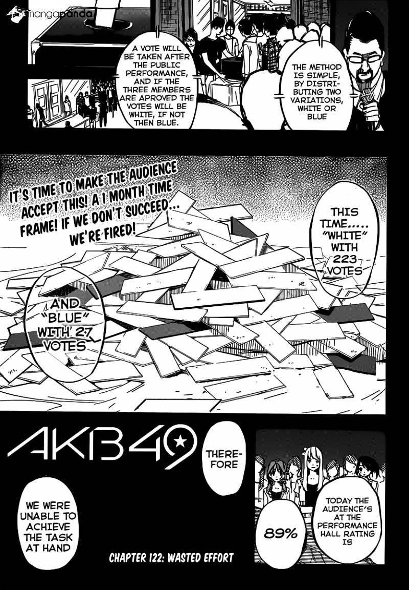 Akb49 - Renai Kinshi Jourei - Chapter 122 : Wasted Effort