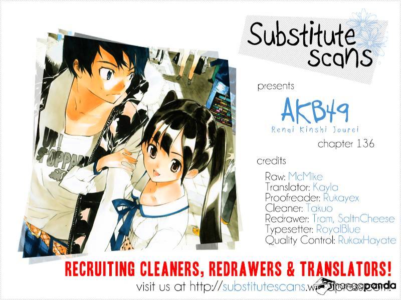 Akb49 - Renai Kinshi Jourei - Chapter 137 : A Strong Person