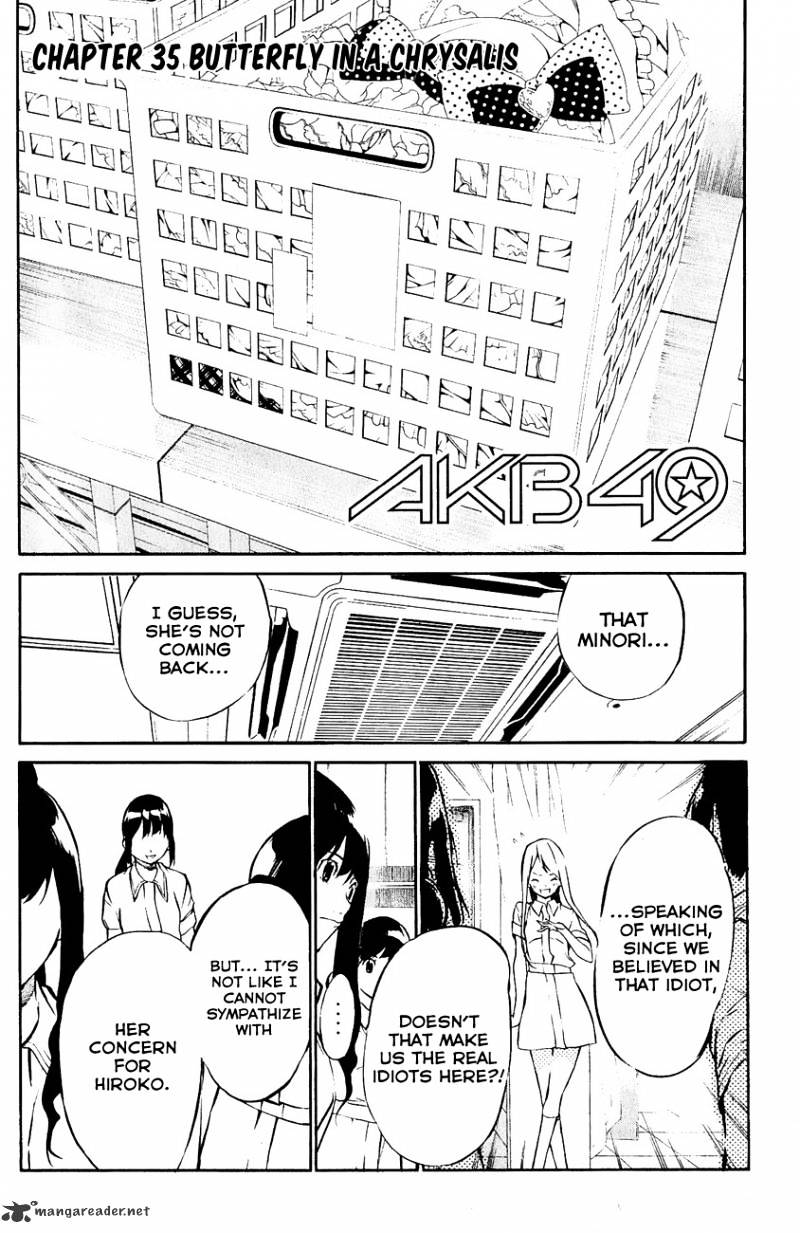 Akb49 - Renai Kinshi Jourei - Chapter 35 : Butterfly In A Chrysalis