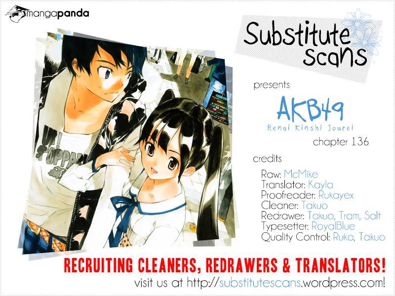 Akb49 - Renai Kinshi Jourei - Chapter 138 : 1000=1