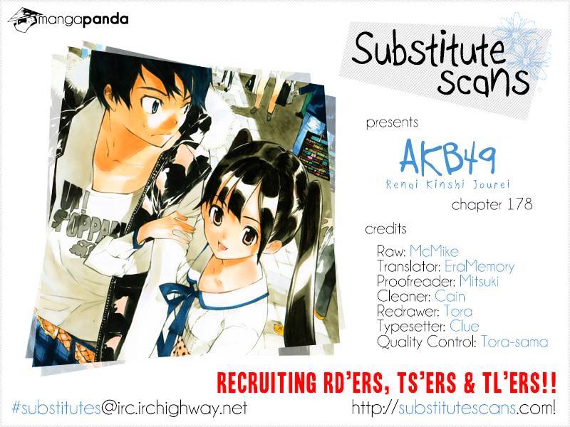 Akb49 - Renai Kinshi Jourei - Chapter 178 : Ain T No Way Your Dreams Will Be Fullfilled