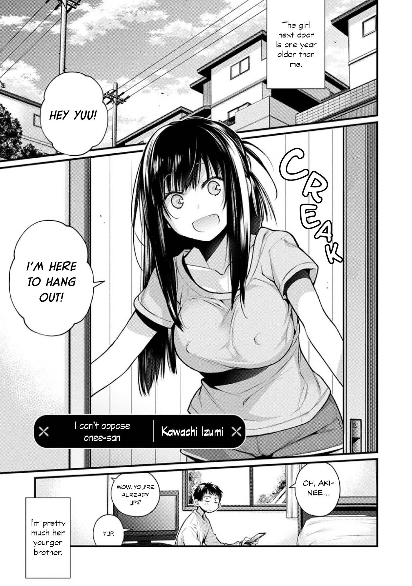 Show Me Your Boobies And Look Embarrassed! - Chapter 1: I Can't Oppose Onee-San