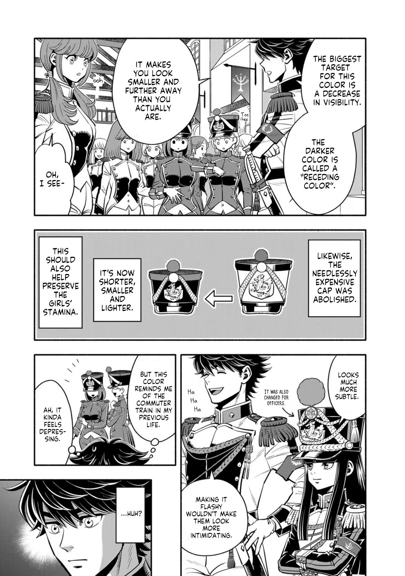 Musket Girls! ~Tensei Sanbou To Senretsu Otome-Tachi~ - Vol.1 Chapter 4: The Grim Reaper Staff Officer & Colonel's Plan