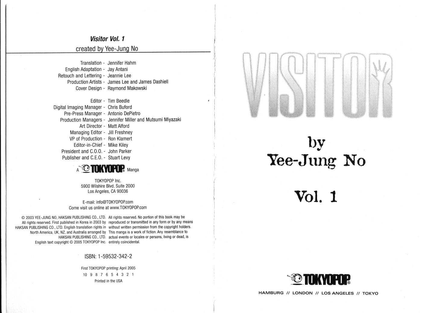 Visitor - Vol.1 Chapter 1 : Don't Come Closer