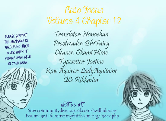 Auto Focus - Vol.4 Chapter 12 : Snap 12