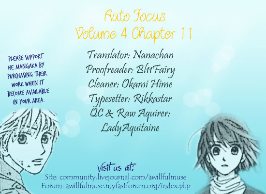 Auto Focus - Vol.4 Chapter 11 : Snap 11