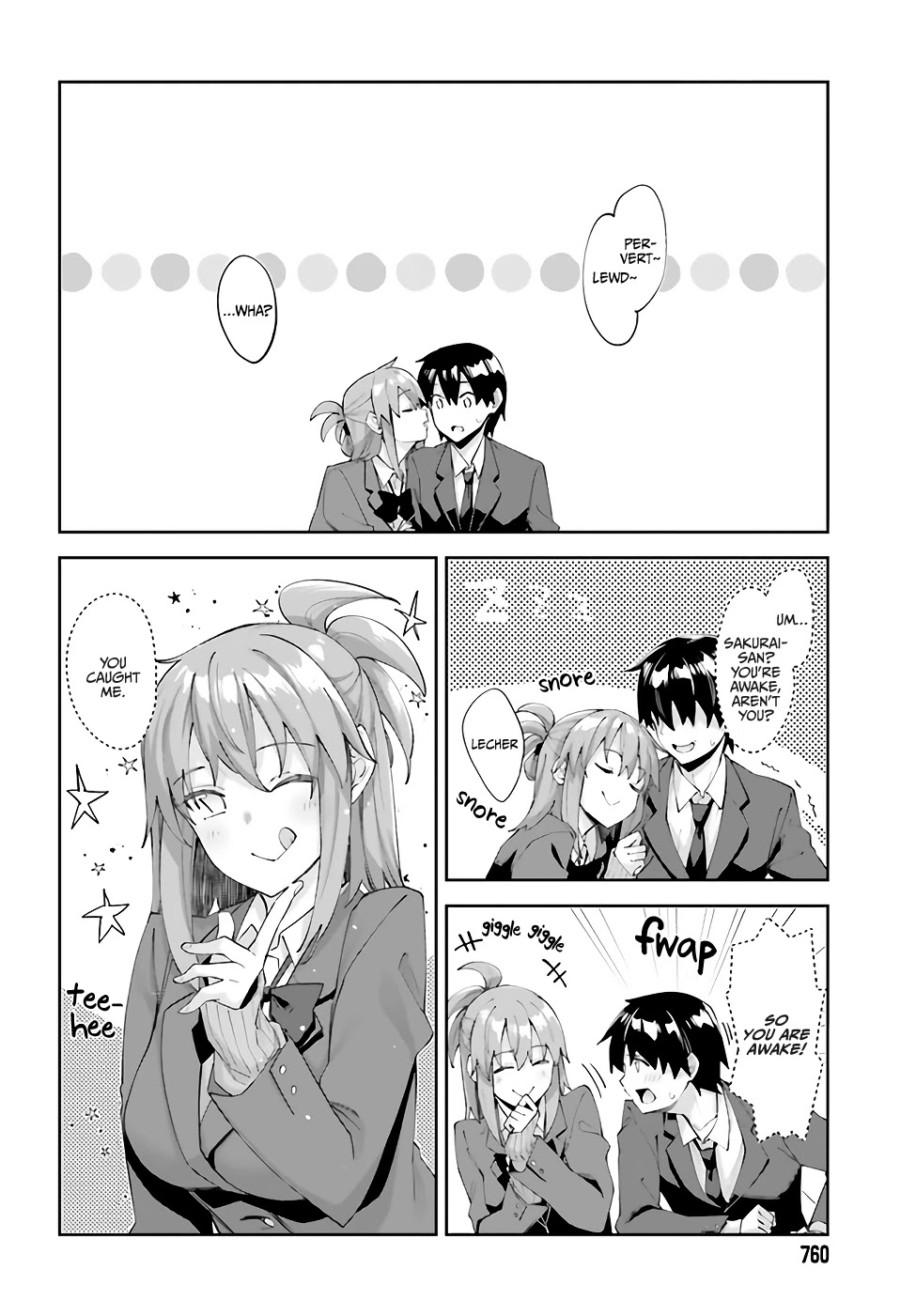 Sakurai-San Wants To Be Noticed - Chapter 21: I Can't Wake Her Up